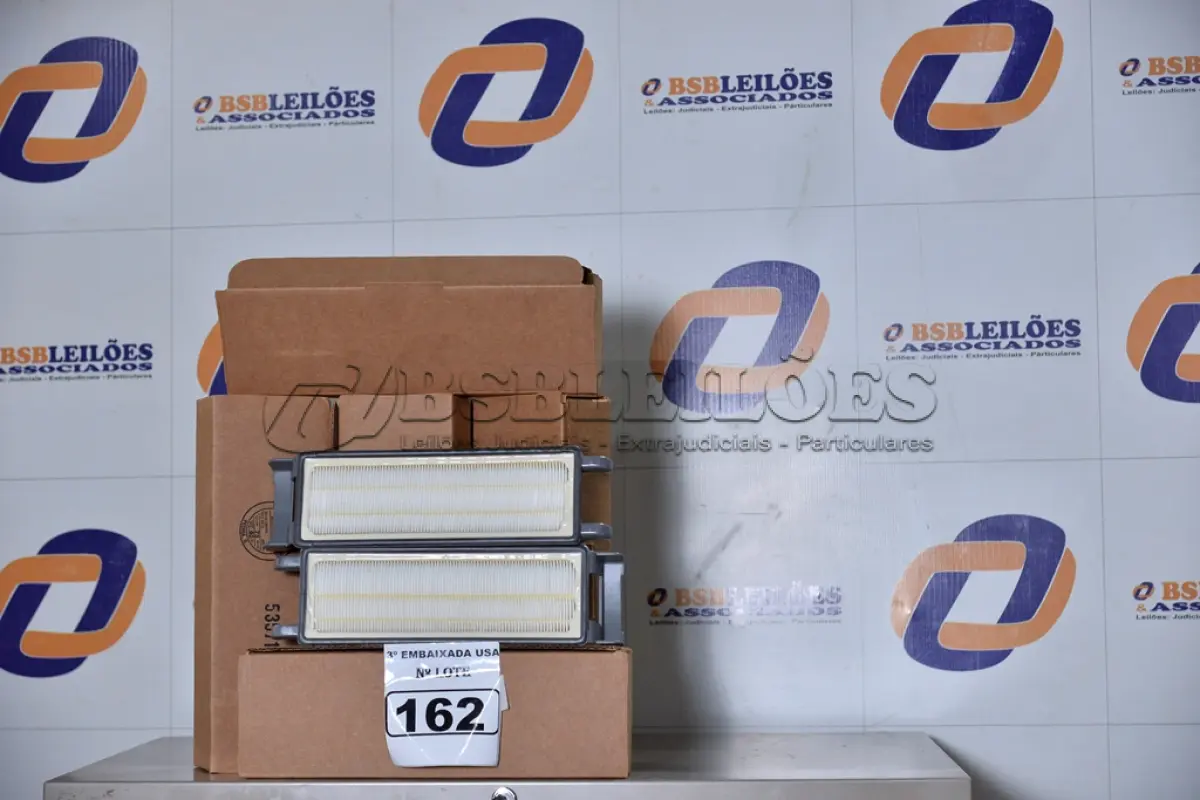 LOTE 162 - 06 CAIXINHAS COM 01 FILTRO CADA WASHABLE HEPA FILTER.  (6 A/C FILTERS 6 PAC. (NO ESTADO)0000022
