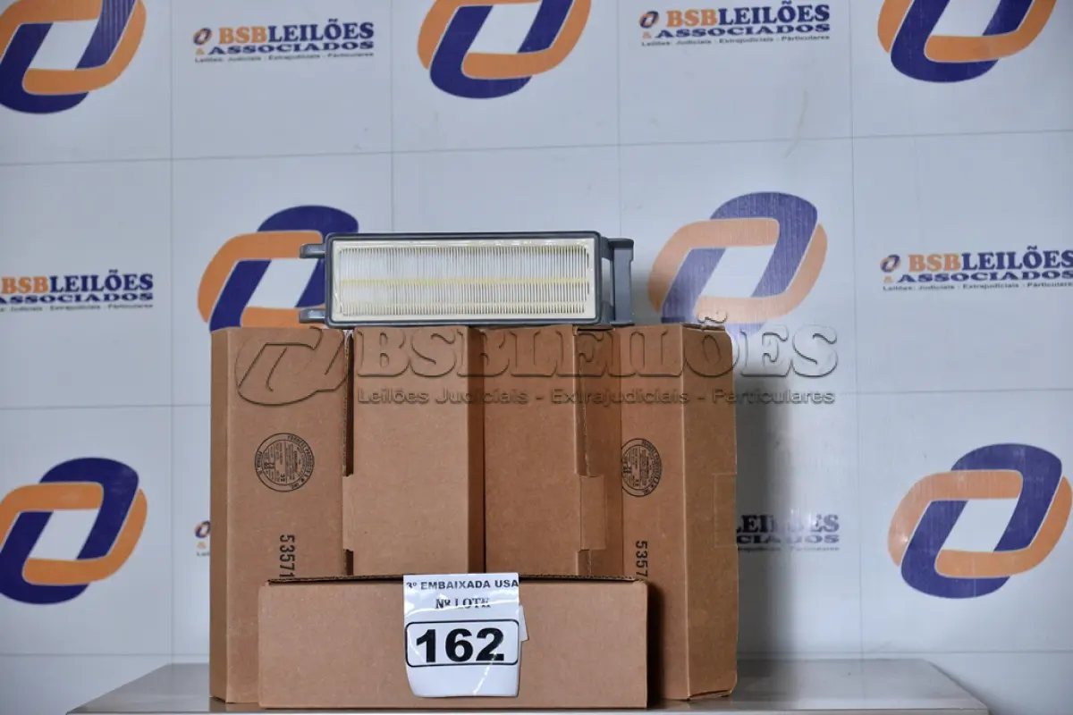 LOTE 162 - 06 CAIXINHAS COM 01 FILTRO CADA WASHABLE HEPA FILTER.  (6 A/C FILTERS 6 PAC. (NO ESTADO)0000022