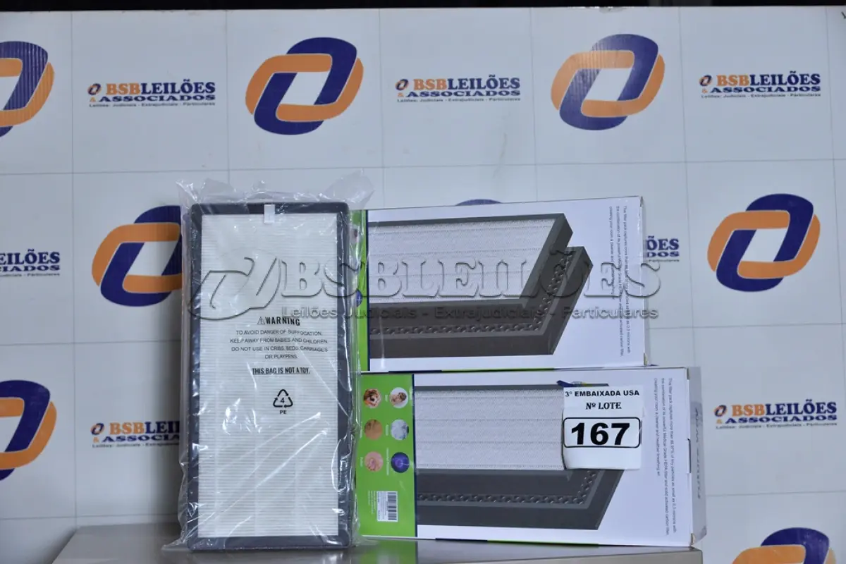 LOTE 167 - 02 CAIXAS COM 02 FILTROS CADA PARA AR-CONDICIONADO COMPATIBLE WITH MA-40. (FILTERS 2 PACKS.) (NO ESTADO)0000021
