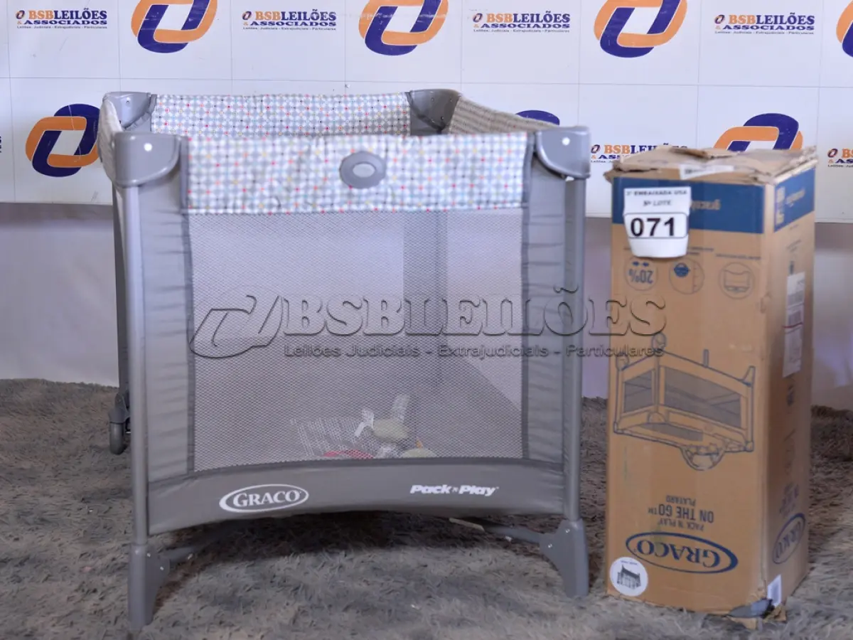 LOTE 071 - 01 BERÇO PORTÁTIL MARCA GRACO. (BABY CRIB) (NO ESTADO) BF8665A