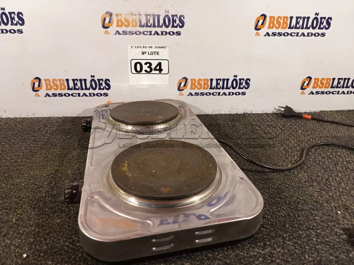 LOTE 034 - 01 FOGÃO DE INDUÇÃO 02 BOCAS MARCA AGRATTO 220V. (NO ESTADO) ATENÇÃO! FAZER A VISITAÇÃO ANTES DE ARREMATAR, NÃO SABEMOS SE FUNCIONA. LEILÃO NÃO TEM GARANTIA E NEM DEVOLUÇÃO, SUJEITO A POSSÍVEIS AVARIAS VISÍVEIS/OCULTAS E/OU AUSÊNCIA DE COMPONENTES.