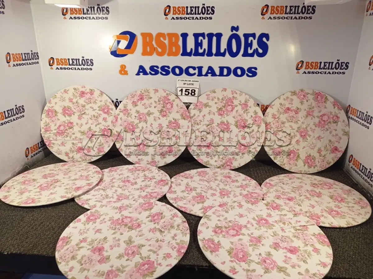 LOTE 158 - 10 SOUSPLAT COM CAPA FLORIDA NA COR ROSA. (NO ESTADO) ATENÇÃO! FAZER A VISITAÇÃO ANTES DE ARREMATAR, NÃO SABEMOS SE FUNCIONA. LEILÃO NÃO TEM GARANTIA E NEM DEVOLUÇÃO, SUJEITO A POSSÍVEIS AVARIAS VISÍVEIS/OCULTAS E/OU AUSÊNCIA DE COMPONENTES.