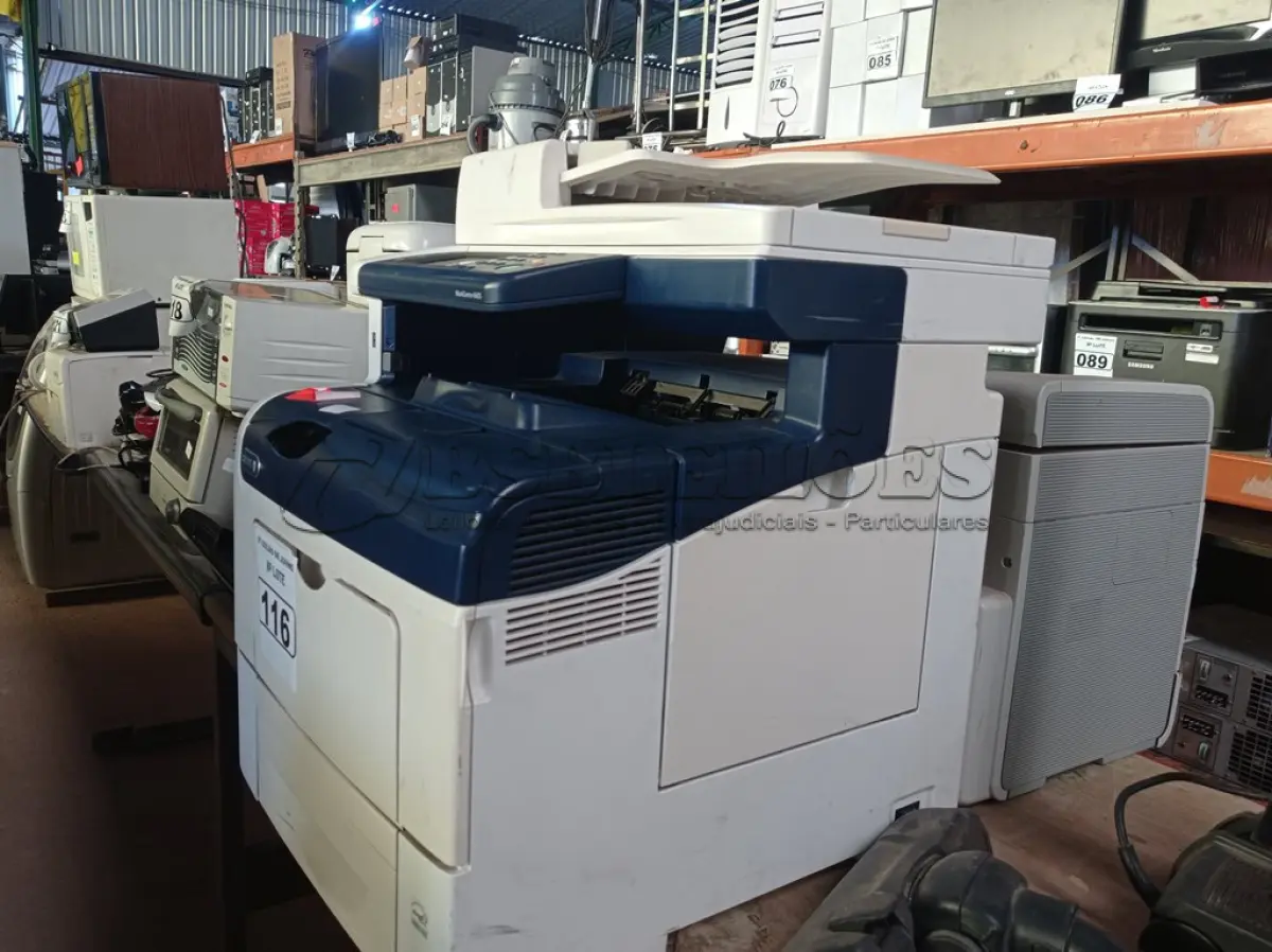 LOTE 116 - 02 IMPRESSORAS MULTIFUNCIONAL, SENDO 01MARCA SAMSUNG SCX729FD COM AVARIAS. (NO ESTADO) ATENÇÃO! FAZER A VISITAÇÃO ANTES DE ARREMATAR, NÃO SABEMOS SE FUNCIONA. LEILÃO NÃO TEM GARANTIA E NEM DEVOLUÇÃO, SUJEITO A POSSÍVEIS AVARIAS VISÍVEIS/OCULTAS E/OU AUSÊNCIA DE COMPONENTES.