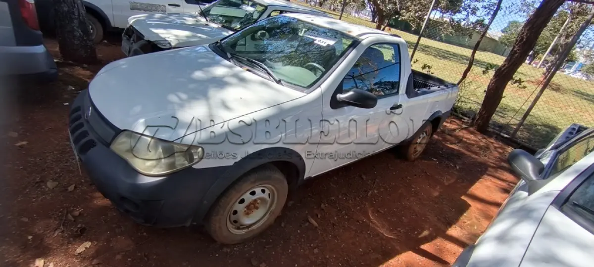 LOTE 031 - 01 FIAT STRADA PICK UP FIRE FLEX; PLACA: JIF-1554; ANO: 2009. CHASSI: 9BD27803M97161698, RENAVAM: 00148208720;(NO ESTADO)