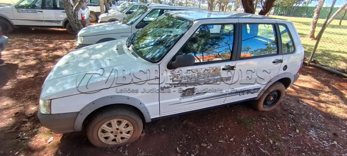 LOTE 021 - 01 FIAT UNO MILLE WAY ECON; PLACA: JHG-0071; ANO: 2009.  CHASSI: 9BD15844AA6266453, RENAVAM: 00143778889 (VEÍCULO NÃO FUNCIONA, BOMBA DE COMBUSTÍVEL TRAVADA) (NO ESTADO)