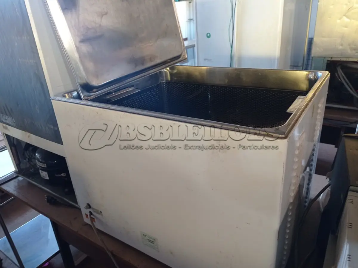 LOTE 171 - 01 LAVADORA ULTRASSÓNICA LOGEN SONIC 220V. (NO ESTADO) ATENÇÃO! FAZER A VISITAÇÃO ANTES DE ARREMATAR, NÃO SABEMOS SE FUNCIONA. LEILÃO NÃO TEM GARANTIA E NEM DEVOLUÇÃO, SUJEITO A POSSÍVEIS AVARIAS VISÍVEIS/OCULTAS E/OU AUSÊNCIA DE COMPONENTES.