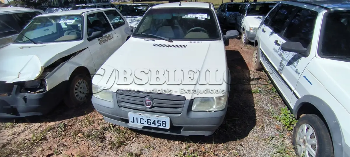 LOTE 038 - 01 FIAT UNO MILLE WAY ECON; PLACA: JIC-6458; ANO: 2009. CHASSI: 9BD15844AA6345941, RENAVAM: 00165583215; (VEÍCULO NÃO FUNCIONA BOMBA DE COMBUSTIVELTRAVADA). (NO ESTADO)