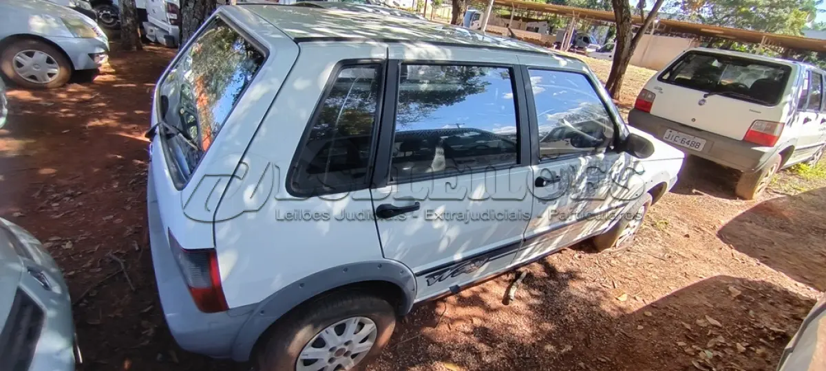 LOTE 036 - 01 FIAT UNO MILLE WAY ECON; PLACA: JIC-6468; ANO: 2009. CHASSI: 9BD15844AA6341687, RENAVAM: 00165583045; (NÃO POSSUI BOMBA DE COMBUSTÍVEL.). (NO ESTADO)