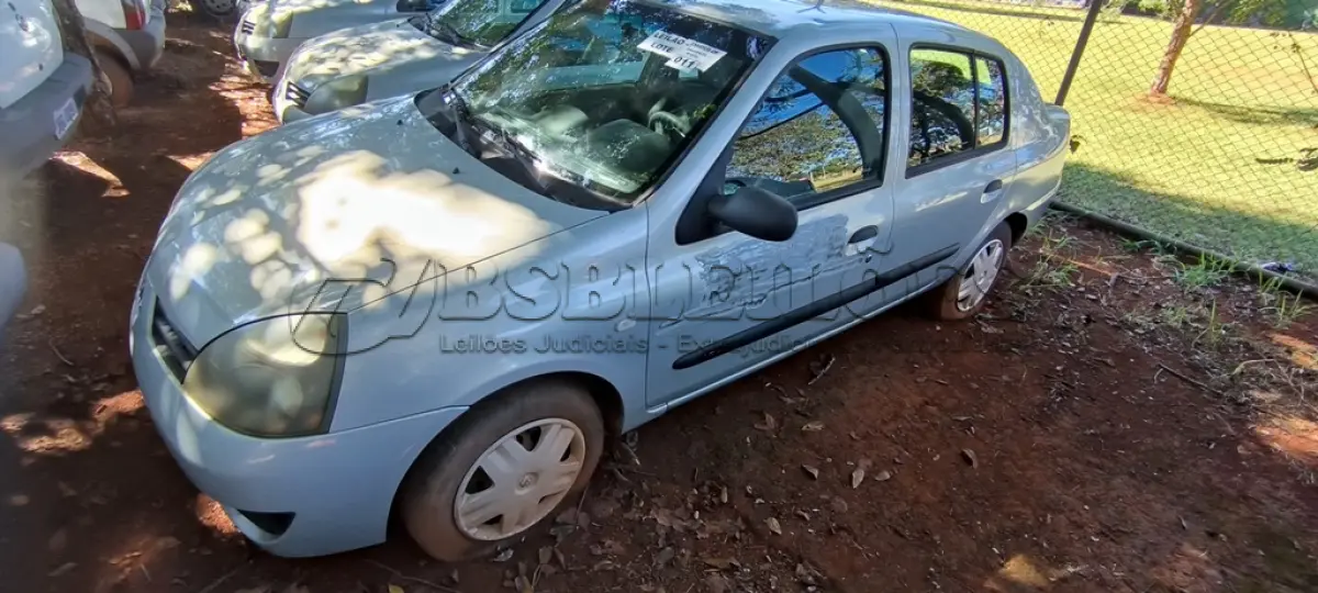 LOTE 011 - 01 RENAULT CLIO AUT1616VS; PLACA: JHM-0597; ANO: 2008. CHASSI: 8A1LB8E058L031615, RENAVAM: 00973881860; (NO ESTADO)