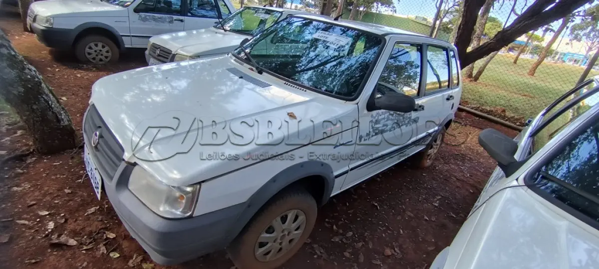 LOTE 041 - 01 FIAT UNO MILLE WAY ECON; PLACA: JIC-6168; ANO: 2009 CHASSI: 9BD15844AA634002, RENAVAM: 00165583274; (VEÍCULO NÃO FUNCIONA, BOMBA DE COMBUSTIVEL TRAVADA, VEÍCULO SOFREU SUPER AQUECIMENTO.) (NO ESTADO)