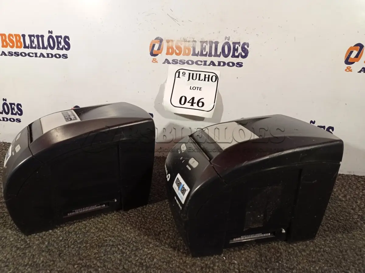 LOTE 046 - 02 IMPRESSORAS DE CUPOM FISCAL MODELO:MP-4000 TH FI. (NO ESTADO) ATENÇÃO! FAZER A VISITAÇÃO ANTES DE ARREMATAR, NÃO SABEMOS SE FUNCIONA. LEILÃO NÃO TEM GARANTIA E NEM DEVOLUÇÃO, SUJEITO A POSSÍVEIS AVARIAS VISÍVEIS/OCULTAS E/OU AUSÊNCIA DE COMPONENTES.