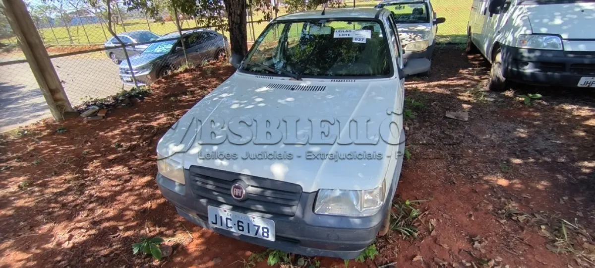 LOTE 037 - 01 FIAT UNO MILLE WAY ECON; PLACA: JIC-6178; ANO: 2009. CHASSI: 9BD15844AA6345937, RENAVAM: 00165583800;  (VEÍCULO FAZENDO BARULHO NA SUSPENSÃO DIANTEIRA). (NO ESTADO)