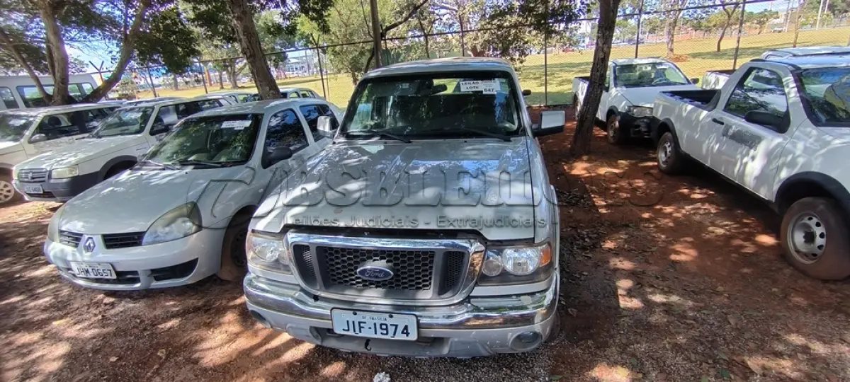 LOTE 047 - 01 CAMINHONETE FORD RANGER XLT 13P; PLACA: JIF-1974; ANO: 2009. CHASSI: 8AFER13P19J246873, RENAVAM: 00148266967; (SUSPENSÃO DIANTEIRA LE MUITO AVARIADA/ FREIO ABS COM DEFEITO/ BOMBA DE ALTA PRESSÃO DANIFICADA/ BOMBA DE BAIXA PRESSÃO TRAVADA BICOS INJETORES DEFEITUOSOS/ VEÍCULO NÃO FUNCIONA). (NO ESTADO)