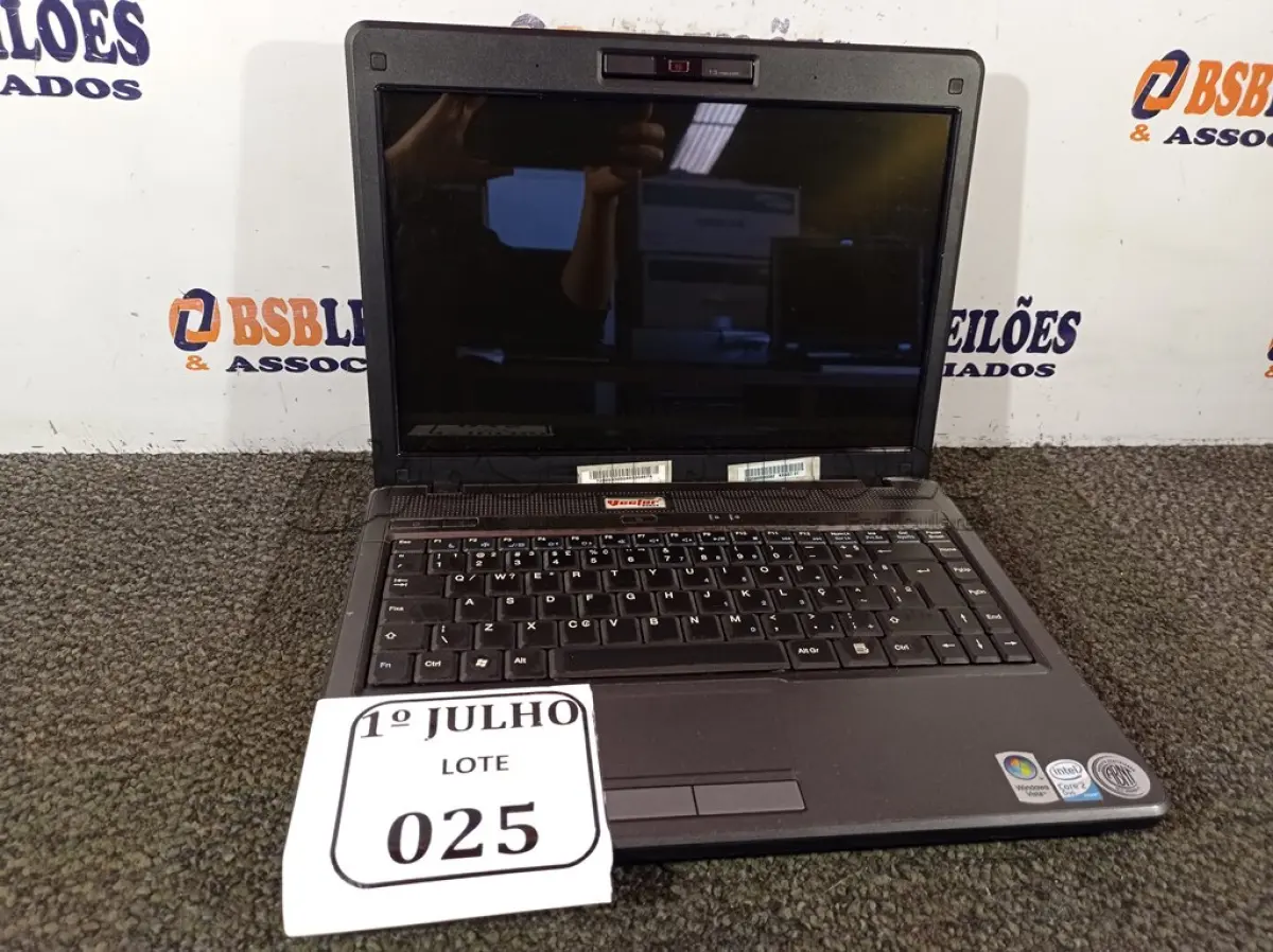 LOTE 025 - 01 NOTEBOOK MODELO: 6670 VECTOR SEM FONTE 20V. (NO ESTADO) ATENÇÃO! FAZER A VISITAÇÃO ANTES DE ARREMATAR, NÃO SABEMOS SE FUNCIONA. LEILÃO NÃO TEM GARANTIA E NEM DEVOLUÇÃO, SUJEITO A POSSÍVEIS AVARIAS VISÍVEIS/OCULTAS E/OU AUSÊNCIA DE COMPONENTES.