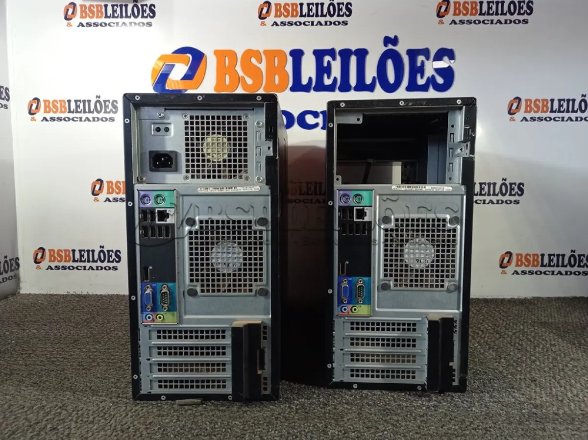 LOTE 077 - 02 CPUS OPTIPLEX 990 MARCA DELL. (NO ESTADO) ATENÇÃO! FAZER A VISITAÇÃO ANTES DE ARREMATAR, NÃO SABEMOS SE FUNCIONA. LEILÃO NÃO TEM GARANTIA E NEM DEVOLUÇÃO, SUJEITO A POSSÍVEIS AVARIAS VISÍVEIS/OCULTAS E/OU AUSÊNCIA DE COMPONENTES.