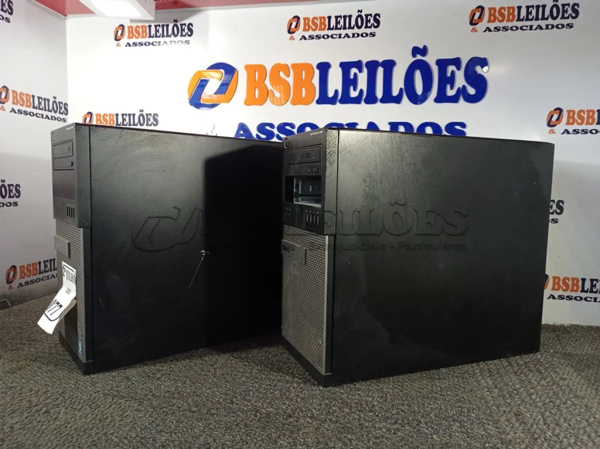 LOTE 077 - 02 CPUS OPTIPLEX 990 MARCA DELL. (NO ESTADO) ATENÇÃO! FAZER A VISITAÇÃO ANTES DE ARREMATAR, NÃO SABEMOS SE FUNCIONA. LEILÃO NÃO TEM GARANTIA E NEM DEVOLUÇÃO, SUJEITO A POSSÍVEIS AVARIAS VISÍVEIS/OCULTAS E/OU AUSÊNCIA DE COMPONENTES.