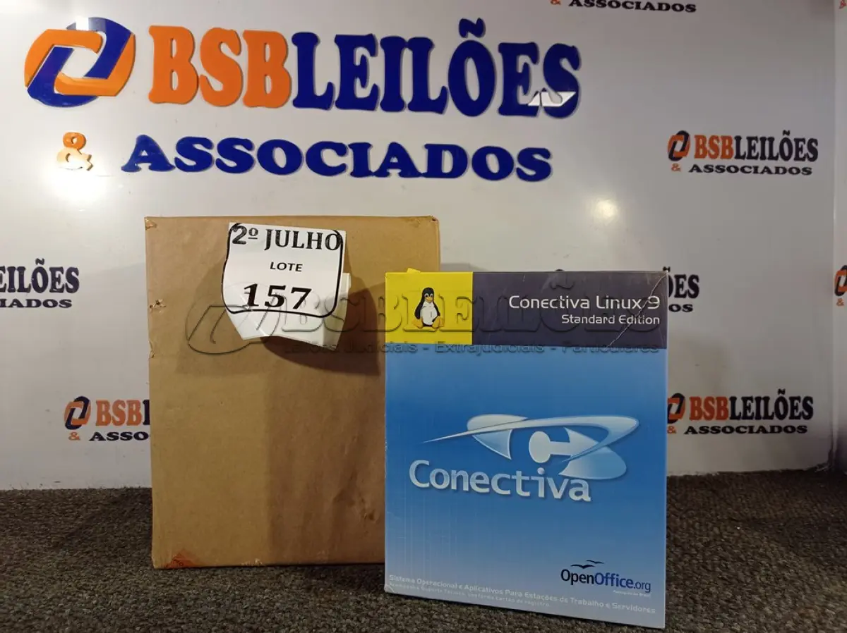LOTE 157 - 05 KITS DE SISTEMA OPERACIONAL E APLICATIVOS PARA ESTAÇÕES DE TRABALHO E SERVIDORES. (NO ESTADO) ATENÇÃO! FAZER A VISITAÇÃO ANTES DE ARREMATAR, NÃO SABEMOS SE FUNCIONA. LEILÃO NÃO TEM GARANTIA E NEM DEVOLUÇÃO, SUJEITO A POSSÍVEIS AVARIAS VISÍVEIS/OCULTAS E/OU AUSÊNCIA DE COMPONENTES.