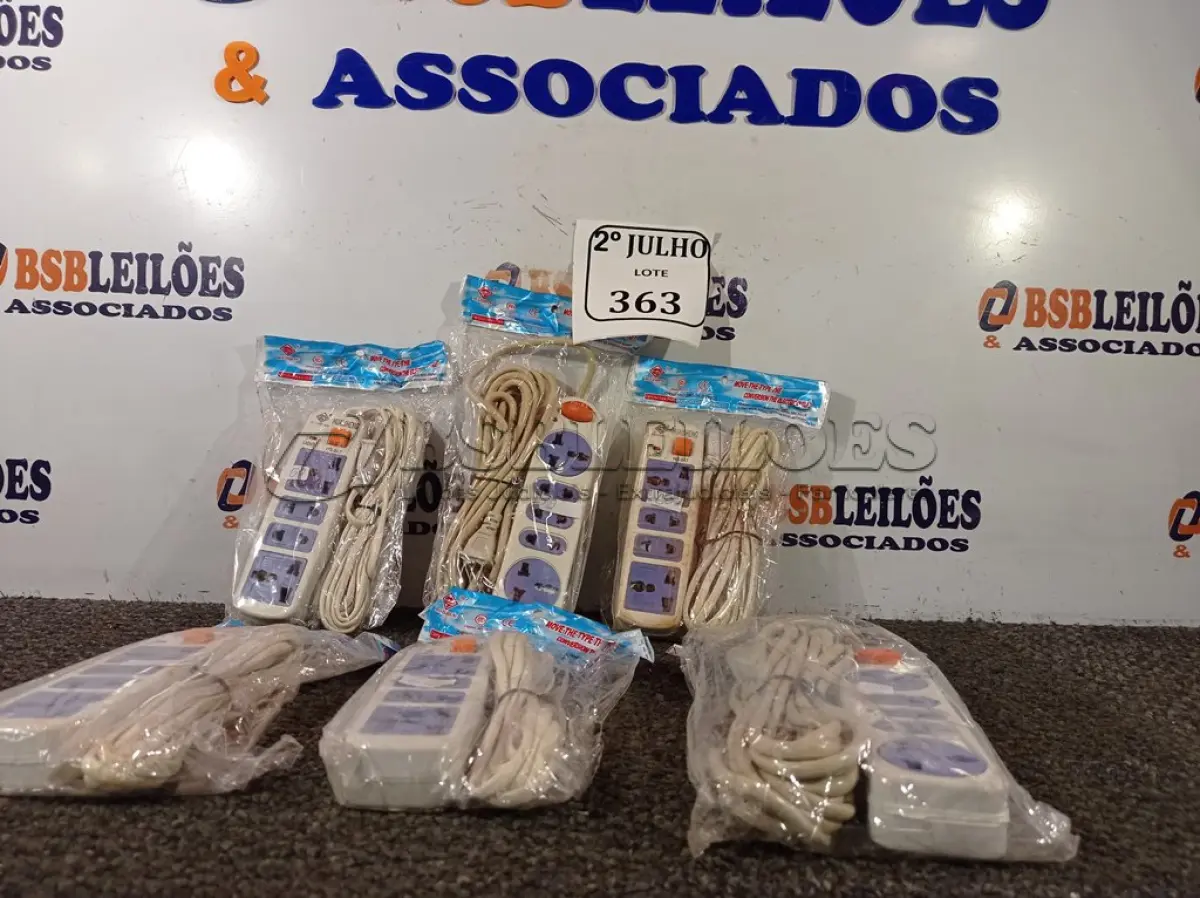 LOTE 363 - 06 EXTENSÕES HUAISHENG. (NO ESTADO) ATENÇÃO! FAZER A VISITAÇÃO ANTES DE ARREMATAR, NÃO SABEMOS SE FUNCIONA. LEILÃO NÃO TEM GARANTIA E NEM DEVOLUÇÃO, SUJEITO A POSSÍVEIS AVARIAS VISÍVEIS/OCULTAS E/OU AUSÊNCIA DE COMPONENTES.