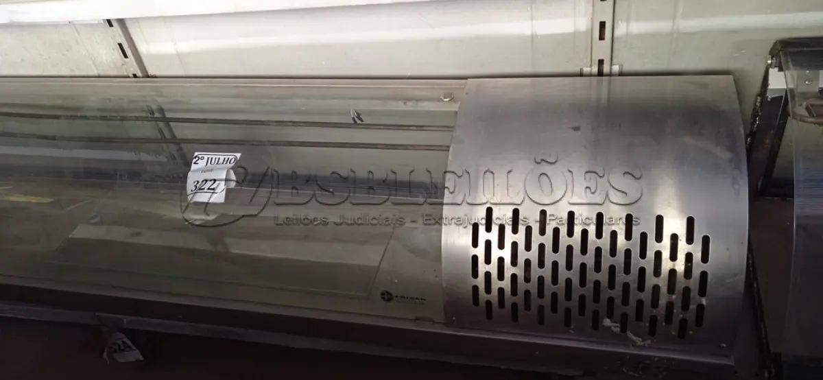 LOTE 322 - 01 ESTUFA FRIA PARA SHUSHI (NO ESTADO) ATENÇÃO! FAZER A VISITAÇÃO ANTES DE ARREMATAR, NÃO SABEMOS SE FUNCIONA. LEILÃO NÃO TEM GARANTIA E NEM DEVOLUÇÃO, SUJEITO A POSSÍVEIS AVARIAS VISÍVEIS/OCULTAS E/OU AUSÊNCIA DE COMPONENTES.VISÍVEIS/OCULTAS E/OU AUSÊNCIA DE COMPONENTES.