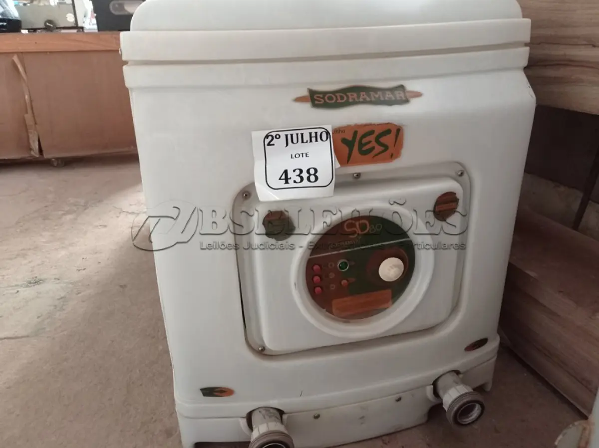 LOTE 326 - 01 AQUECEDOR PARA PISCINA SODRAMAR (NO ESTADO) ATENÇÃO! FAZER A VISITAÇÃO ANTES DE ARREMATAR, NÃO SABEMOS SE FUNCIONA. LEILÃO NÃO TEM GARANTIA E NEM DEVOLUÇÃO, SUJEITO A POSSÍVEIS AVARIAS VISÍVEIS/OCULTAS E/OU AUSÊNCIA DE COMPONENTES.