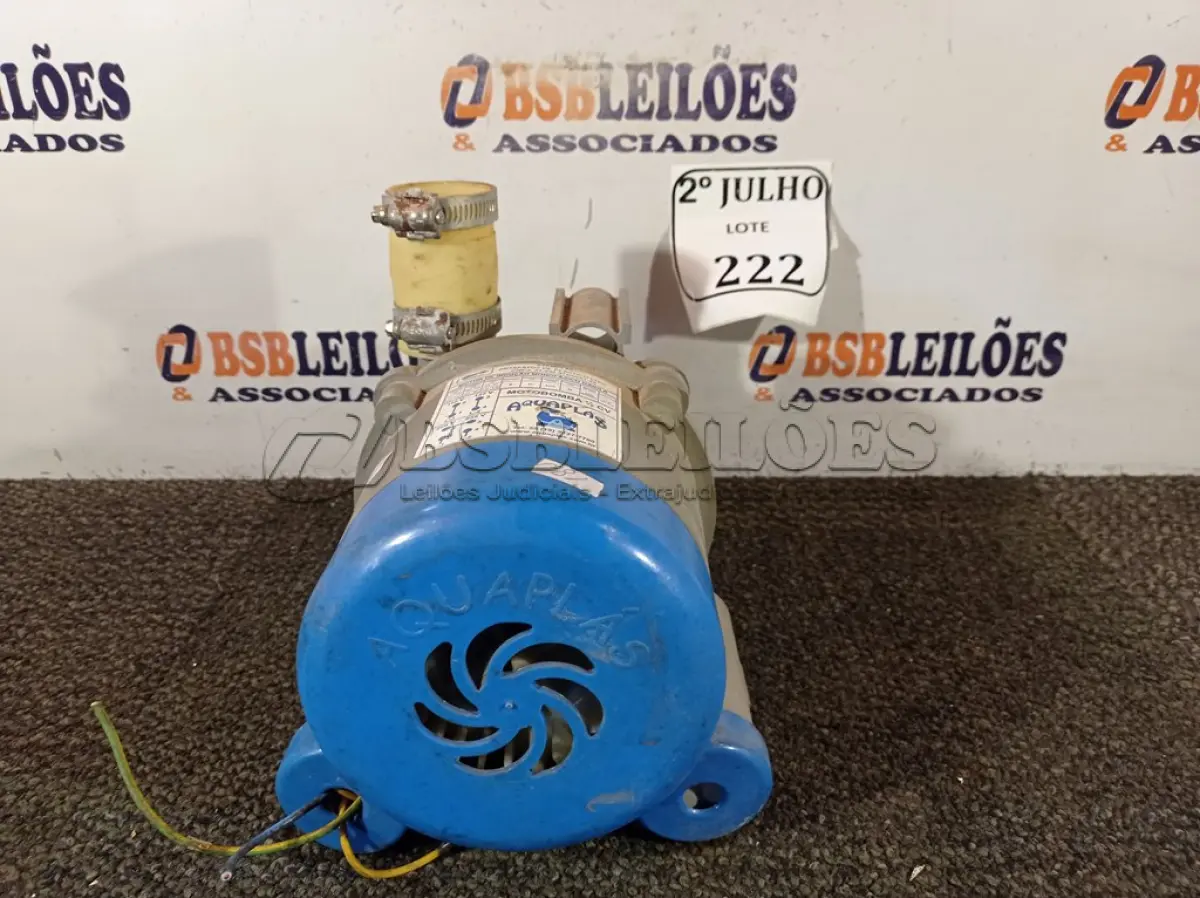 LOTE 222 - 01 MOTOR DE INDUÇÃO MONOFÁSICO GAIOLA (NO ESTADO) ATENÇÃO! FAZER A VISITAÇÃO ANTES DE ARREMATAR, NÃO SABEMOS SE FUNCIONA. LEILÃO NÃO TEM GARANTIA E NEM DEVOLUÇÃO, SUJEITO A POSSÍVEIS AVARIAS VISÍVEIS/OCULTAS E/OU AUSÊNCIA DE COMPONENTES.