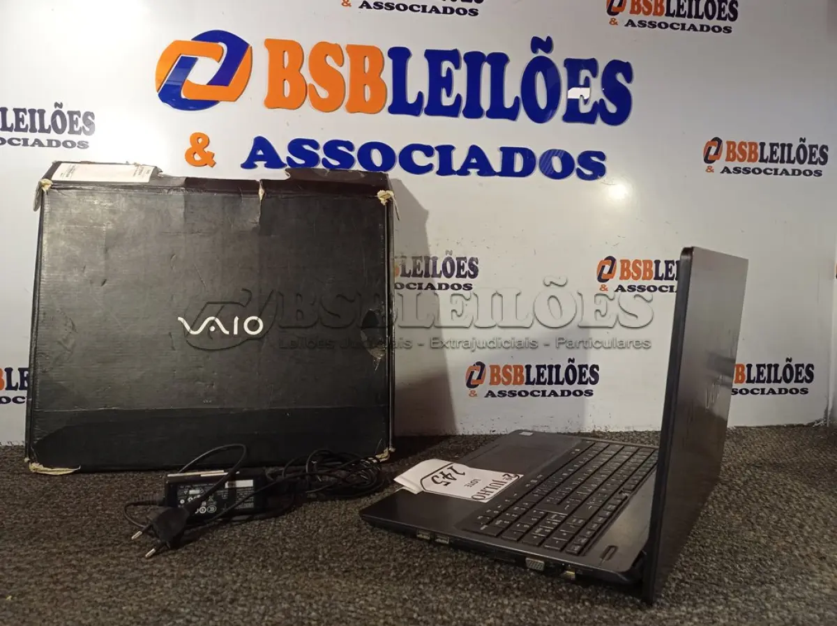 LOTE 145 - 01 NOTEBOOK SONY VAIO I5 8 GERAÇÃO COM CARREGADOR (NO ESTADO) ATENÇÃO! FAZER A VISITAÇÃO ANTES DE ARREMATAR, NÃO SABEMOS SE FUNCIONA. LEILÃO NÃO TEM GARANTIA E NEM DEVOLUÇÃO, SUJEITO A POSSÍVEIS AVARIAS VISÍVEIS/OCULTAS E/OU AUSÊNCIA DE COMPONENTES.