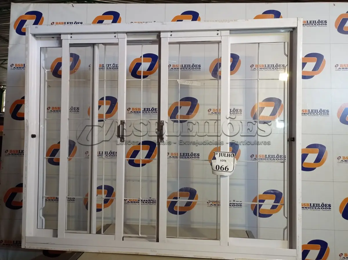 LOTE 066 - 5.018 - JANELA COR APD BRANCA 120X100 QUAD REQ12 - HAIALA NOVO. (NO ESTADO)