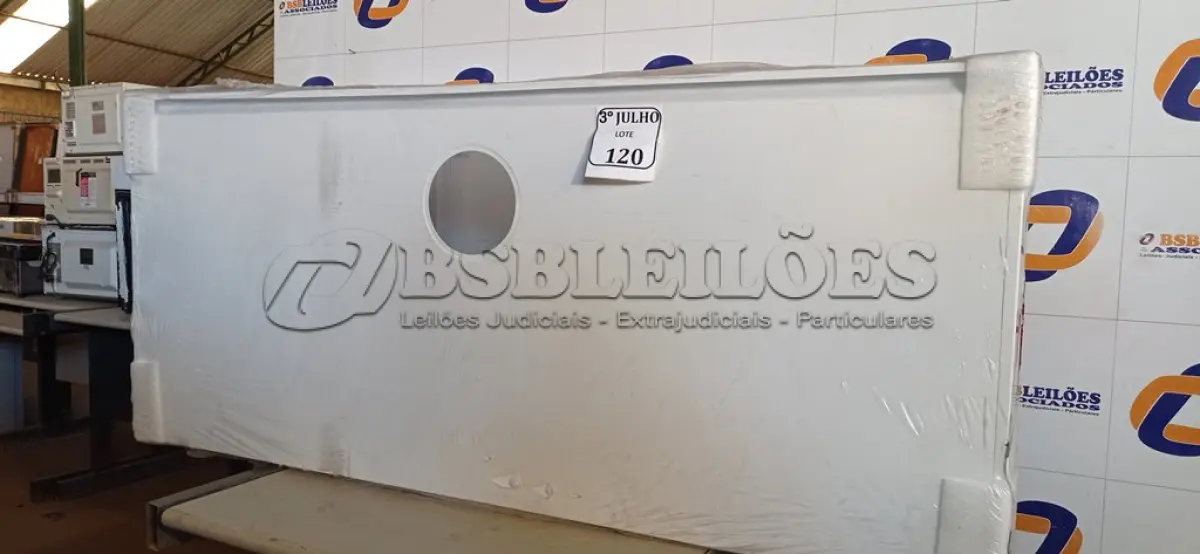 LOTE 120 - 01 GABINETE ACO P/PIA 1,50 ESSENZIALE 3G PRETO COD 5.125 - HB METALURGICA NOVO. (NO ESTADO)