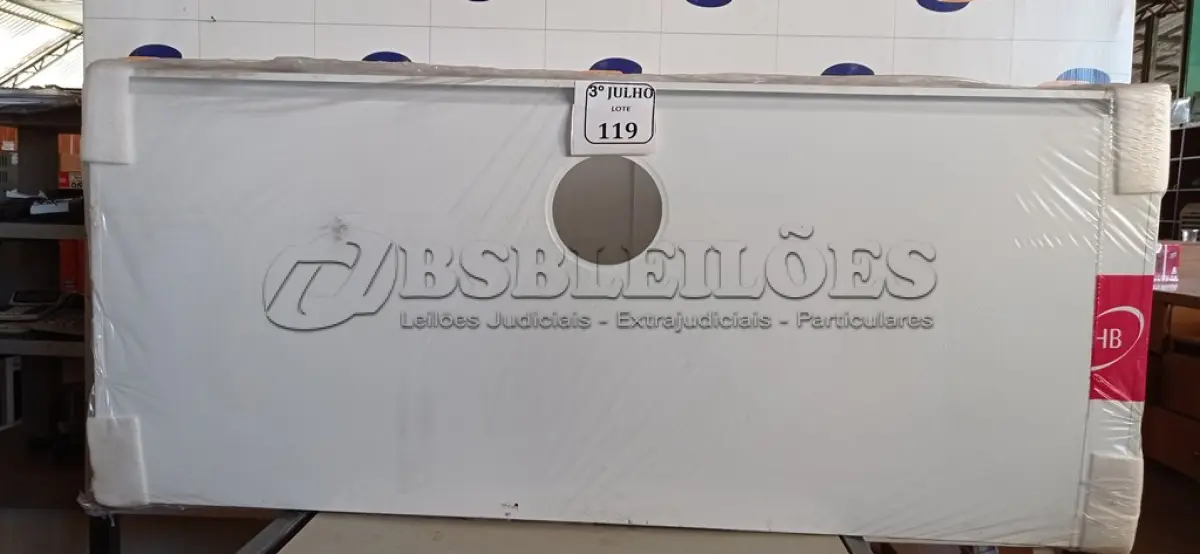 LOTE 119 - GABINETE ACO P/PIA 1.50 ESSENZIALE 3G BRANCO COD 4.739 - HB METALURGICA NOVO. (NO ESTADO)