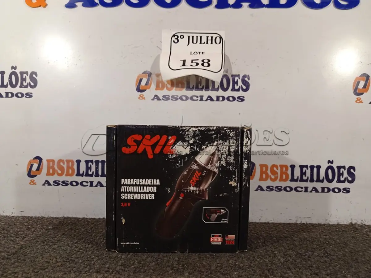 LOTE 158 - 01 PARAFUSADEIRA SKIL 3,6 V NOVO. (NO ESTADO)