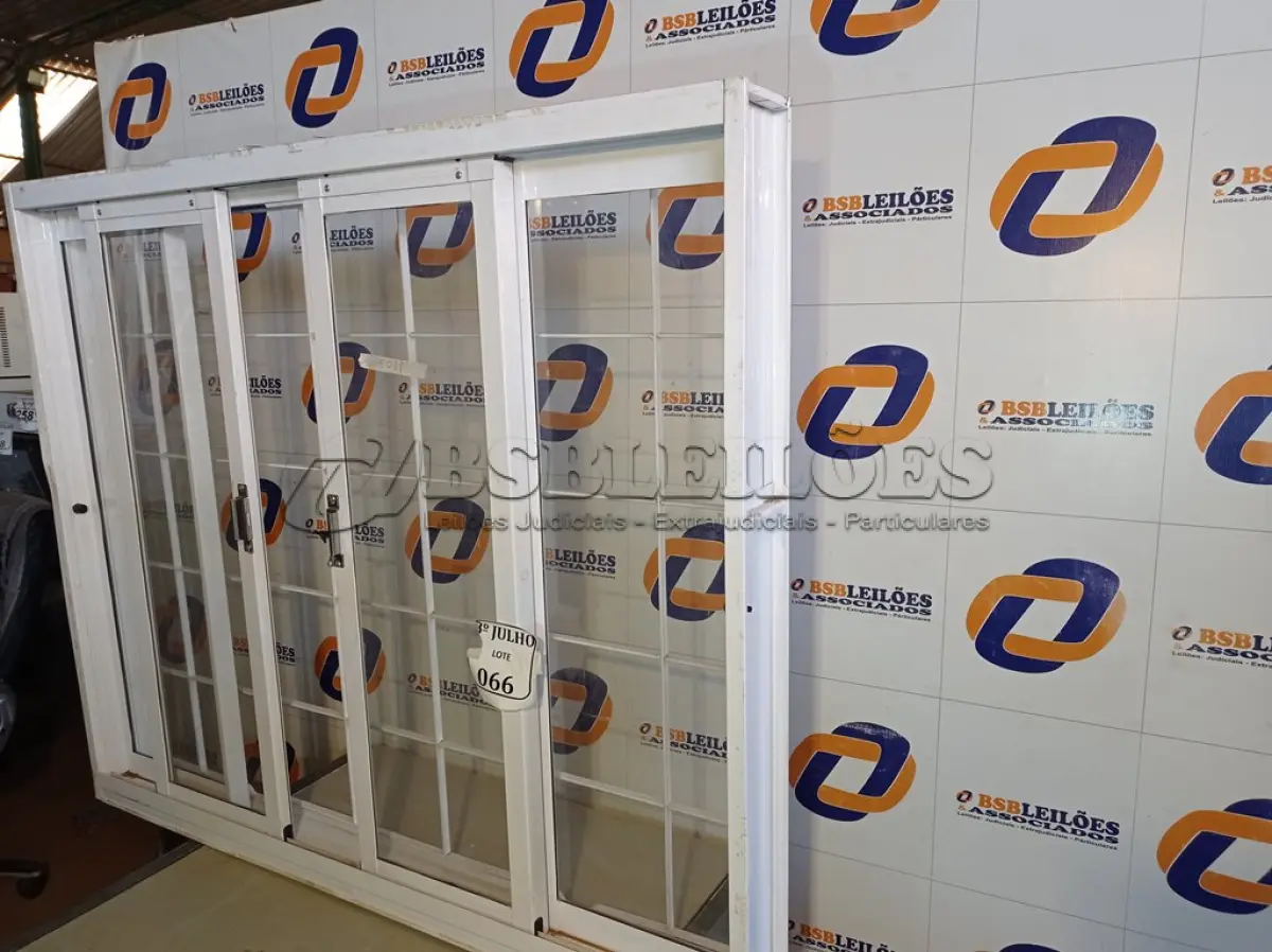 LOTE 066 - 5.018 - JANELA COR APD BRANCA 120X100 QUAD REQ12 - HAIALA NOVO. (NO ESTADO)