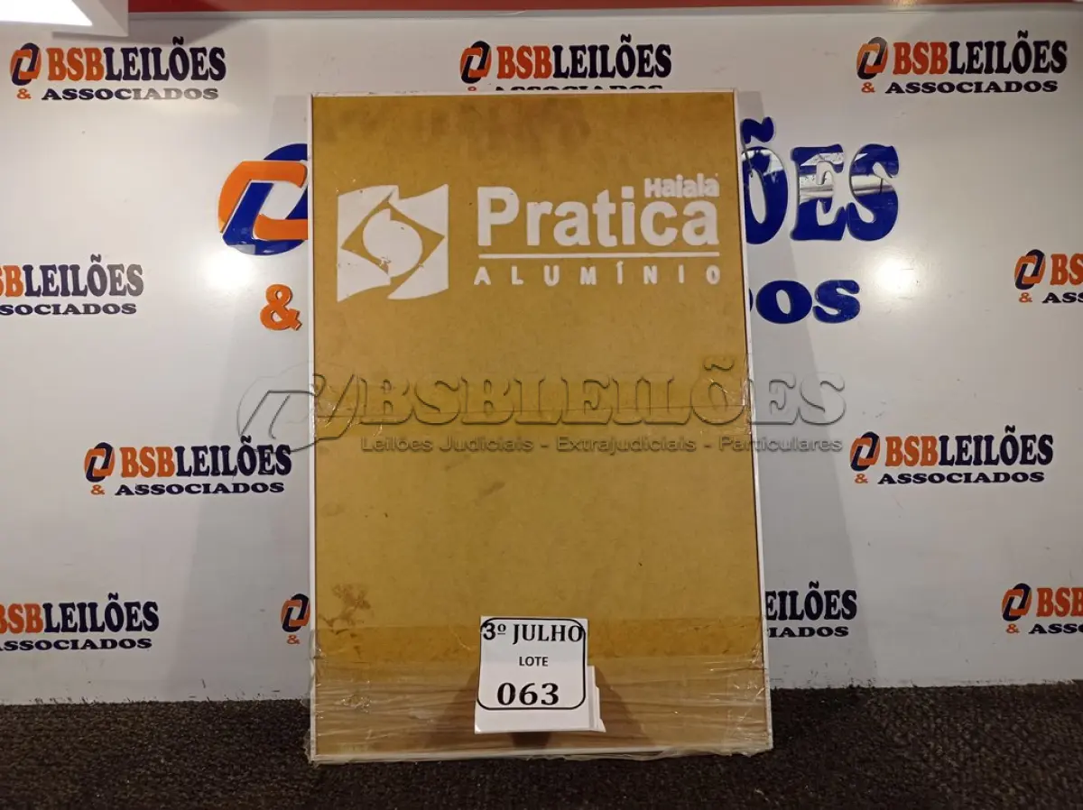 LOTE 063 - 6.487 - JANELA BASC PRÁTICA 2F 060X040 S/G BRANCO – HAIALA NOVO. (NO ESTADO)