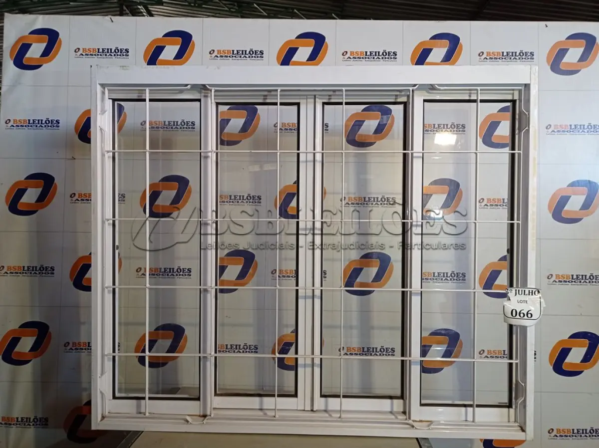 LOTE 066 - 5.018 - JANELA COR APD BRANCA 120X100 QUAD REQ12 - HAIALA NOVO. (NO ESTADO)