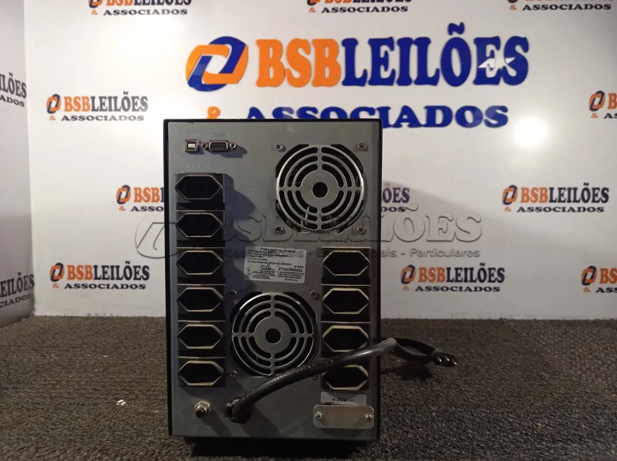 LOTE 198 - 01 NOBREAK MARCA SMS 3000VA.  (NO ESTADO) ATENÇÃO! FAZER A VISITAÇÃO ANTES DE ARREMATAR, NÃO SABEMOS SE FUNCIONA. LEILÃO NÃO TEM GARANTIA E NEM DEVOLUÇÃO, SUJEITO A POSSÍVEIS AVARIAS VISÍVEIS/OCULTAS E/OU AUSÊNCIA DE COMPONENTES.