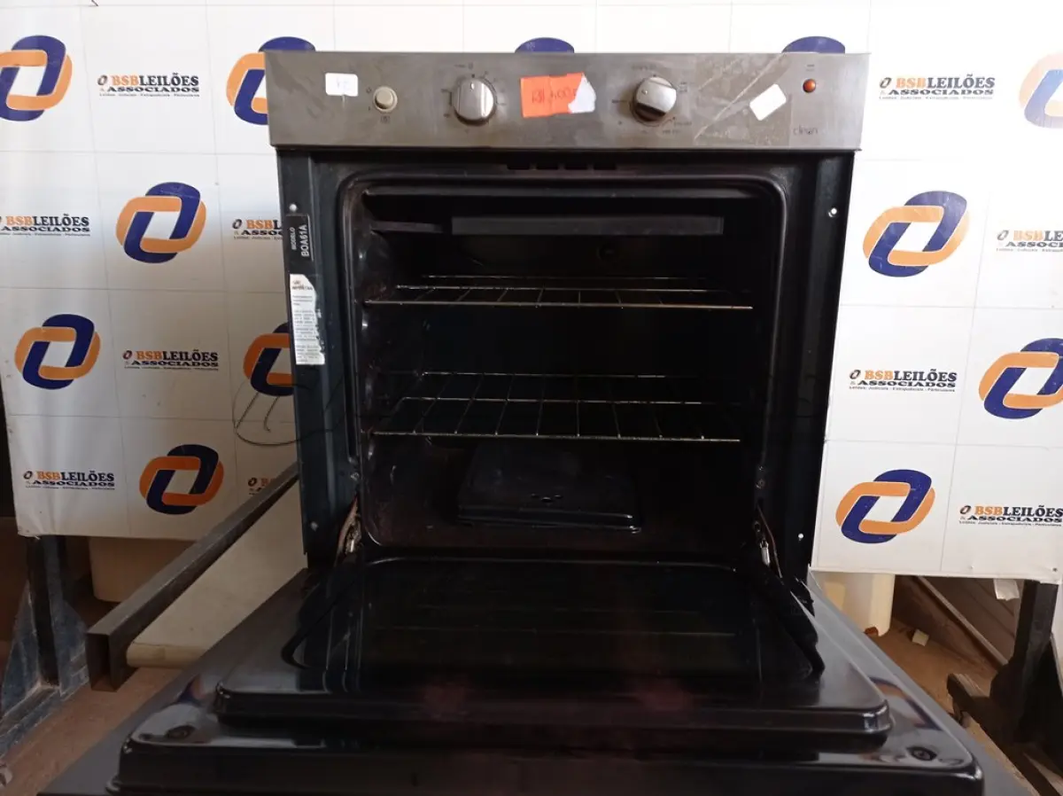 LOTE 201 - 01 FORNO ELÉTRICO 220V MODELO: BOA61A MARCA BRASTEMP. (NO ESTADO) ATENÇÃO! FAZER A VISITAÇÃO ANTES DE ARREMATAR, NÃO SABEMOS SE FUNCIONA. LEILÃO NÃO TEM GARANTIA E NEM DEVOLUÇÃO, SUJEITO A POSSÍVEIS AVARIAS VISÍVEIS/OCULTAS E/OU AUSÊNCIA DE COMPONENTES.