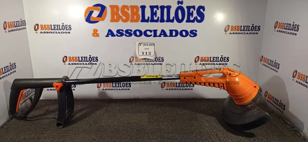 LOTE 113 - 01 APARADOR DE GRAMA 220V AP1000 – TRAPP NOVO. (NO ESTADO)
