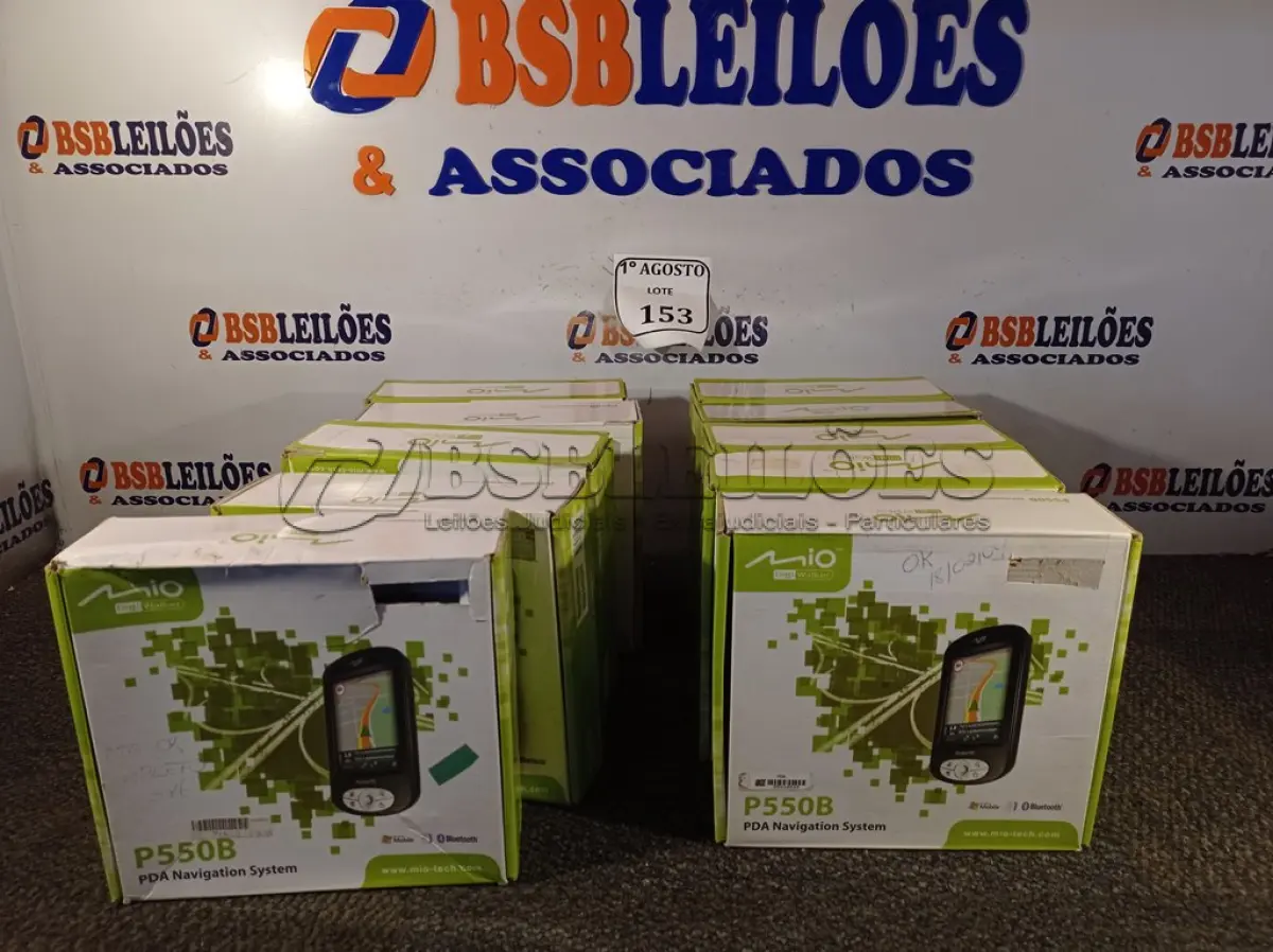 LOTE 153 - 10 POCKET PC GPS P550B. (NO ESTADO) ATENÇÃO! FAZER A VISITAÇÃO ANTES DE ARREMATAR, NÃO SABEMOS SE FUNCIONA. LEILÃO NÃO TEM GARANTIA E NEM DEVOLUÇÃO, SUJEITO A POSSÍVEIS AVARIAS VISÍVEIS/OCULTAS E/OU AUSÊNCIA DE COMPONENTES.