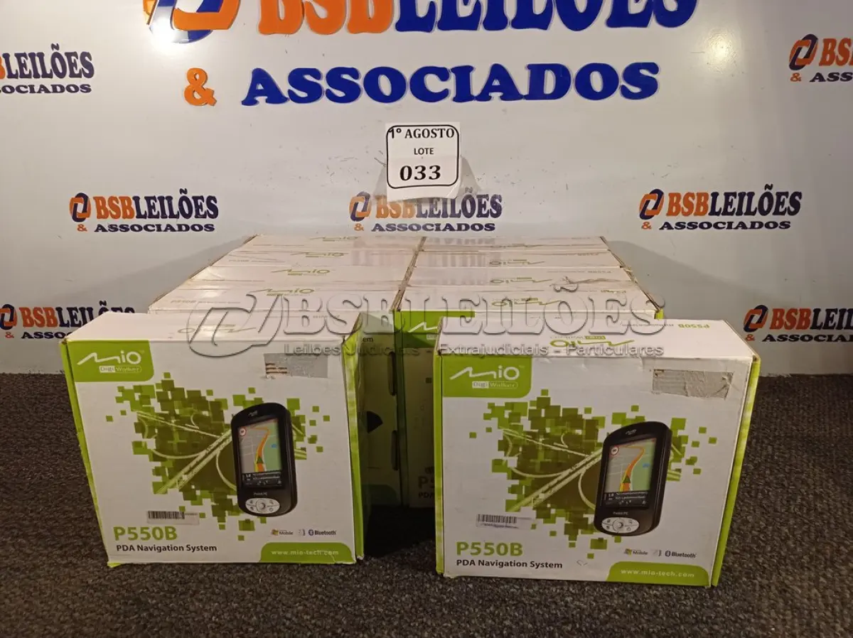 LOTE 033 - 10 POCKET PC GPS P550B. (NO ESTADO) ATENÇÃO! FAZER A VISITAÇÃO ANTES DE ARREMATAR, NÃO SABEMOS SE FUNCIONA. LEILÃO NÃO TEM GARANTIA E NEM DEVOLUÇÃO, SUJEITO A POSSÍVEIS AVARIAS VISÍVEIS/OCULTAS E/OU AUSÊNCIA DE COMPONENTES.