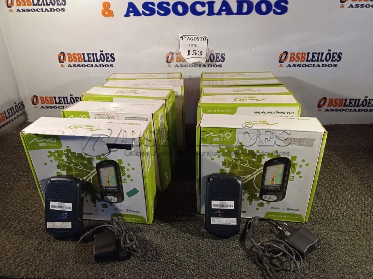 LOTE 153 - 10 POCKET PC GPS P550B. (NO ESTADO) ATENÇÃO! FAZER A VISITAÇÃO ANTES DE ARREMATAR, NÃO SABEMOS SE FUNCIONA. LEILÃO NÃO TEM GARANTIA E NEM DEVOLUÇÃO, SUJEITO A POSSÍVEIS AVARIAS VISÍVEIS/OCULTAS E/OU AUSÊNCIA DE COMPONENTES.