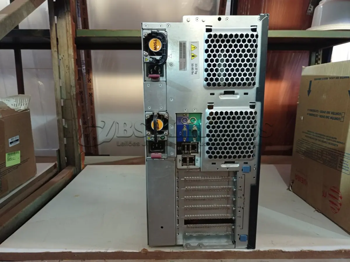 LOTE 071 - 01 SERVIDOR ML350 MARCA HP. (NO ESTADO) ATENÇÃO! FAZER A VISITAÇÃO ANTES DE ARREMATAR, NÃO SABEMOS SE FUNCIONA. LEILÃO NÃO TEM GARANTIA E NEM DEVOLUÇÃO, SUJEITO A POSSÍVEIS AVARIAS VISÍVEIS/OCULTAS E/OU AUSÊNCIA DE COMPONENTES.