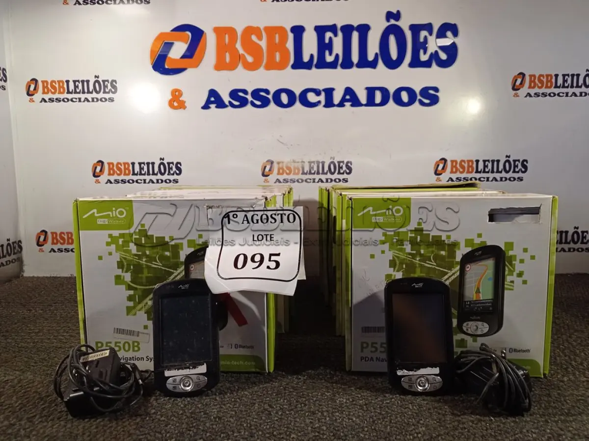 LOTE 095 - 10 POCKET PC GPS P550B. (NO ESTADO) ATENÇÃO! FAZER A VISITAÇÃO ANTES DE ARREMATAR, NÃO SABEMOS SE FUNCIONA. LEILÃO NÃO TEM GARANTIA E NEM DEVOLUÇÃO, SUJEITO A POSSÍVEIS AVARIAS VISÍVEIS/OCULTAS E/OU AUSÊNCIA DE COMPONENTES.