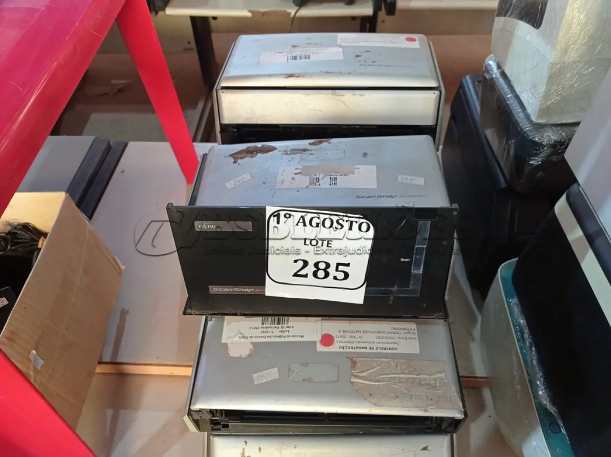 LOTE 285 - 09 SCANERS MARCAS E MODELOS DIVERSOS. (NO ESTADO) ATENÇÃO! FAZER A VISITAÇÃO ANTES DE ARREMATAR, NÃO SABEMOS SE FUNCIONA. LEILÃO NÃO TEM GARANTIA E NEM DEVOLUÇÃO, SUJEITO A POSSÍVEIS AVARIAS VISÍVEIS/OCULTAS E/OU AUSÊNCIA DE COMPONENTES.