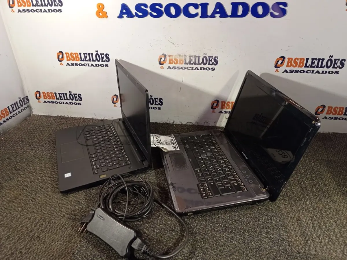 LOTE 228 - 01 NOTEBOOK MARCA DELL LATITUDE 3470 I3 COM AVARIAS E 01 NOTEBOOK LENOVO COM FONTE. (NO ESTADO) ATENÇÃO! FAZER A VISITAÇÃO ANTES DE ARREMATAR, NÃO SABEMOS SE FUNCIONA. LEILÃO NÃO TEM GARANTIA E NEM DEVOLUÇÃO, SUJEITO A POSSÍVEIS AVARIAS VISÍVEIS/OCULTAS E/OU AUSÊNCIA DE COMPONENTES.