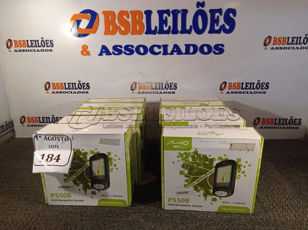 LOTE 184 - 10 POCKET PC GPS P550B. (NO ESTADO) ATENÇÃO! FAZER A VISITAÇÃO ANTES DE ARREMATAR, NÃO SABEMOS SE FUNCIONA. LEILÃO NÃO TEM GARANTIA E NEM DEVOLUÇÃO, SUJEITO A POSSÍVEIS AVARIAS VISÍVEIS/OCULTAS E/OU AUSÊNCIA DE COMPONENTES.
