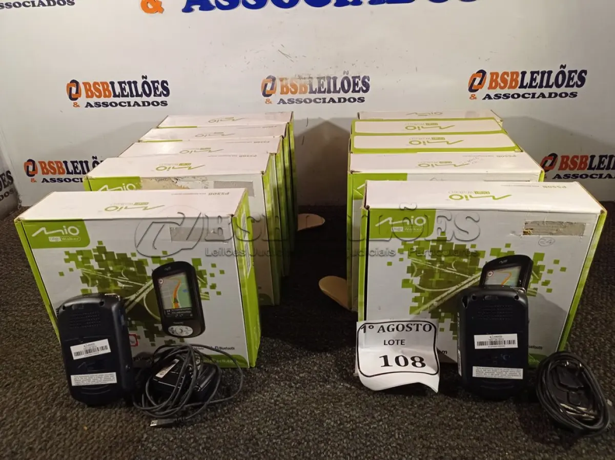 LOTE 108 - 10 POCKET PC GPS P550B. (NO ESTADO) ATENÇÃO! FAZER A VISITAÇÃO ANTES DE ARREMATAR, NÃO SABEMOS SE FUNCIONA. LEILÃO NÃO TEM GARANTIA E NEM DEVOLUÇÃO, SUJEITO A POSSÍVEIS AVARIAS VISÍVEIS/OCULTAS E/OU AUSÊNCIA DE COMPONENTES.