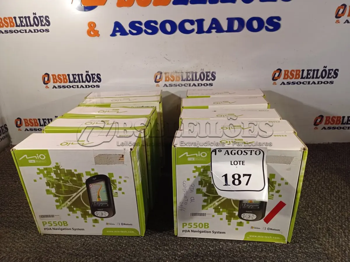LOTE 187 - 09 POCKET PC GPS P550B. (NO ESTADO) ATENÇÃO! FAZER A VISITAÇÃO ANTES DE ARREMATAR, NÃO SABEMOS SE FUNCIONA. LEILÃO NÃO TEM GARANTIA E NEM DEVOLUÇÃO, SUJEITO A POSSÍVEIS AVARIAS VISÍVEIS/OCULTAS E/OU AUSÊNCIA DE COMPONENTES.