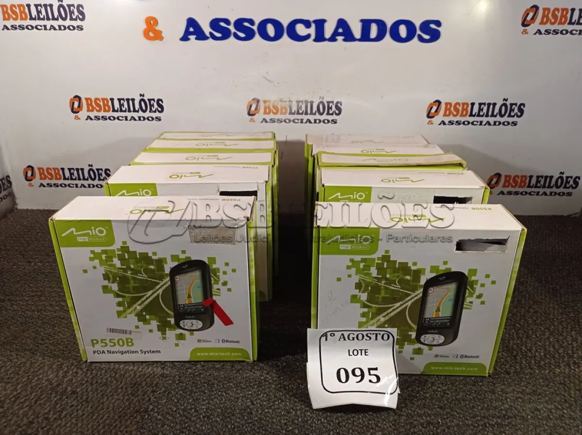 LOTE 095 - 10 POCKET PC GPS P550B. (NO ESTADO) ATENÇÃO! FAZER A VISITAÇÃO ANTES DE ARREMATAR, NÃO SABEMOS SE FUNCIONA. LEILÃO NÃO TEM GARANTIA E NEM DEVOLUÇÃO, SUJEITO A POSSÍVEIS AVARIAS VISÍVEIS/OCULTAS E/OU AUSÊNCIA DE COMPONENTES.