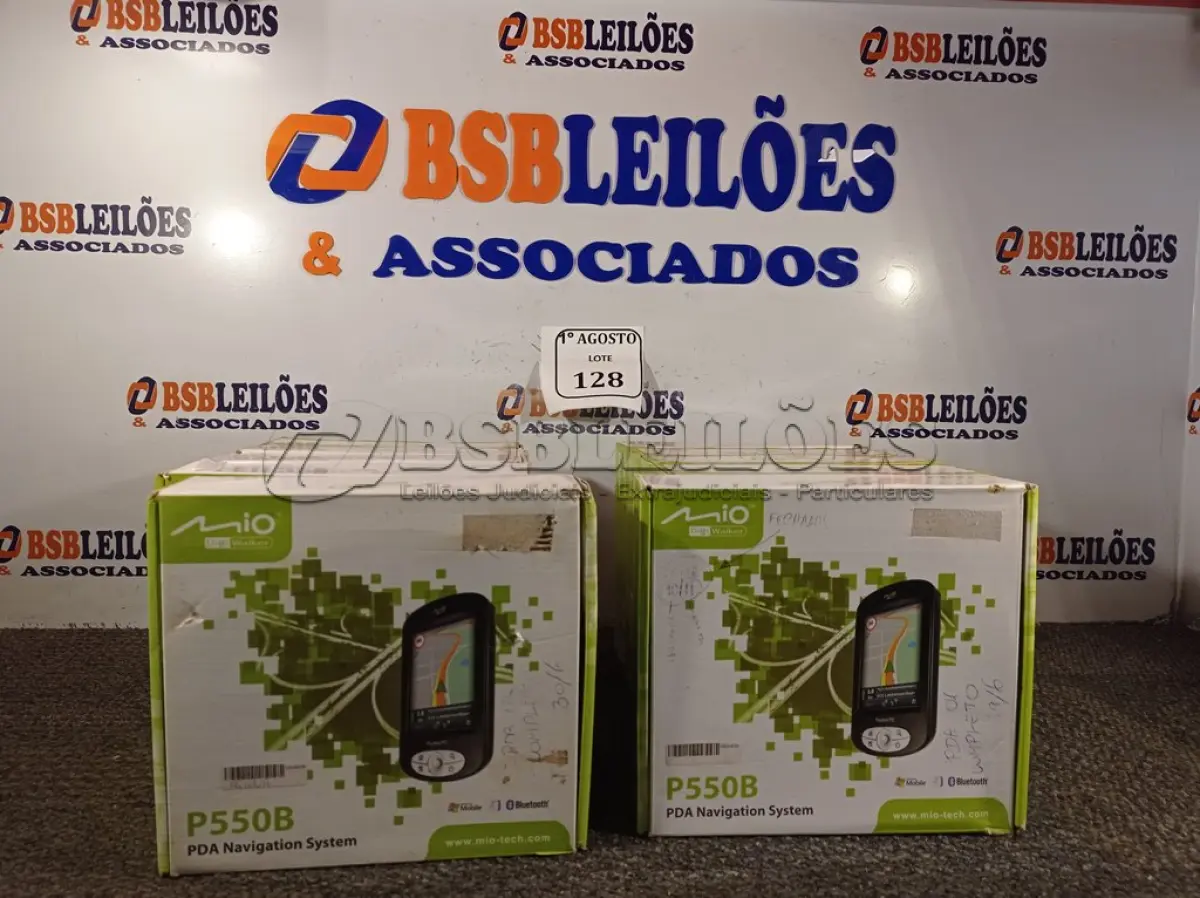 LOTE 128 - 10 POCKET PC GPS P550B. (NO ESTADO) ATENÇÃO! FAZER A VISITAÇÃO ANTES DE ARREMATAR, NÃO SABEMOS SE FUNCIONA. LEILÃO NÃO TEM GARANTIA E NEM DEVOLUÇÃO, SUJEITO A POSSÍVEIS AVARIAS VISÍVEIS/OCULTAS E/OU AUSÊNCIA DE COMPONENTES.