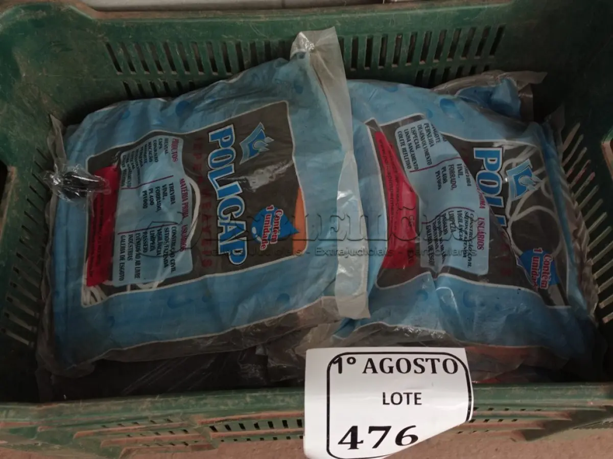 LOTE 476 - 01 LOTE COM POLICAP IMPERMEÁVEL (NO ESTADO) ATENÇÃO! FAZER A VISITAÇÃO ANTES DE ARREMATAR, NÃO SABEMOS SE FUNCIONA. LEILÃO NÃO TEM GARANTIA E NEM DEVOLUÇÃO, SUJEITO A POSSÍVEIS AVARIAS VISÍVEIS/OCULTAS E/OU AUSÊNCIA DE COMPONENTES.