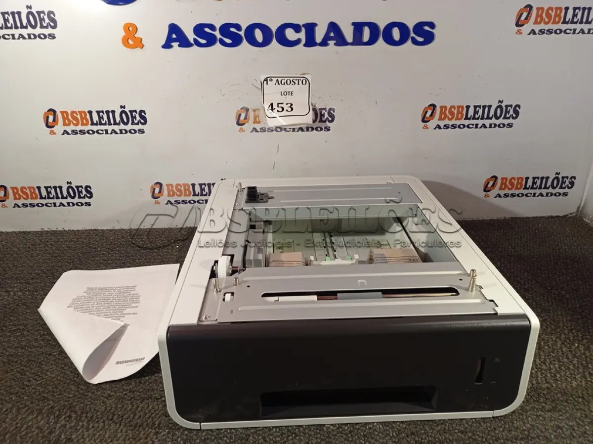 LOTE 453 - 01 GAVETA PARA IMPRESSORA BROTHER LT 300CL. (NO ESTADO) ATENÇÃO! FAZER A VISITAÇÃO ANTES DE ARREMATAR, NÃO SABEMOS SE FUNCIONA. LEILÃO NÃO TEM GARANTIA E NEM DEVOLUÇÃO, SUJEITO A POSSÍVEIS AVARIAS VISÍVEIS/OCULTAS E/OU AUSÊNCIA DE COMPONENTES.